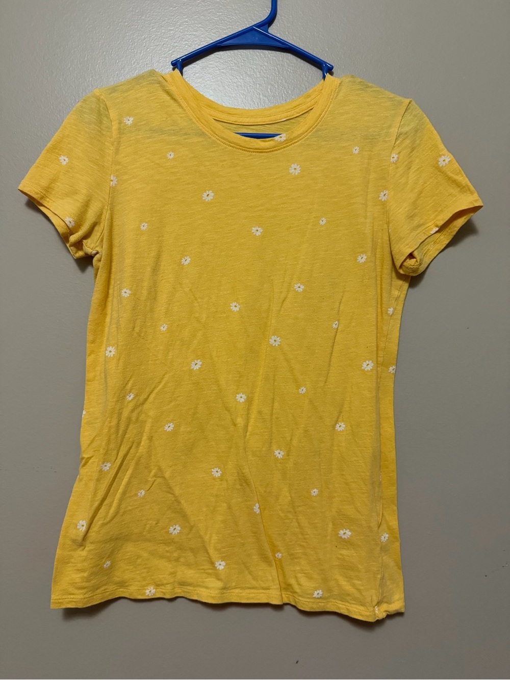 PINK Victoria's Secret Mustard Yellow Logo Tee